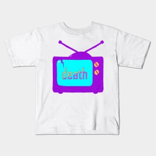 Death by TV Kids T-Shirt